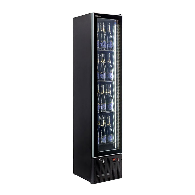 Frigo Vetrina Bibite Thin Cooler Black