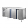 Banco Refrigerato Euronorm 3 porte Prof.80 INOX BIM