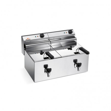 Friggitrice ELETTRICA Lt.10+10