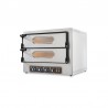 Forno Pizza Elettrico 2 Camere cm.61x52