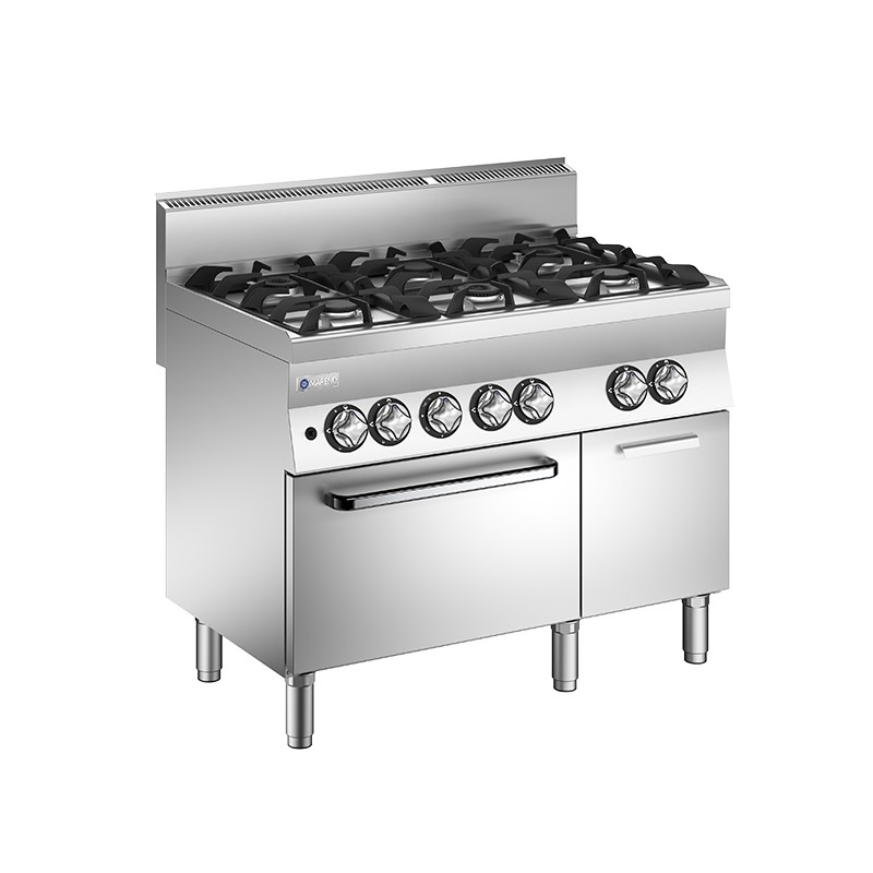 Cucina GAS 6 Fuochi con Forno sr600 MARENO