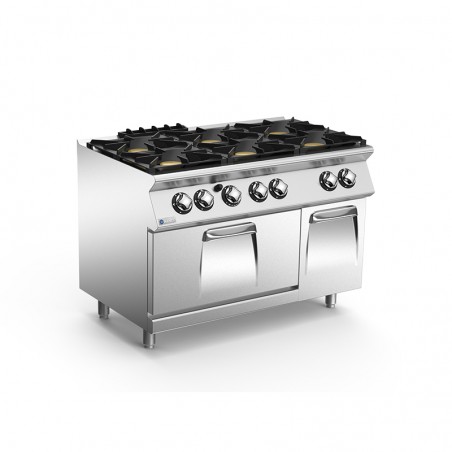 Cucina GAS 6 Fuochi con Forno sr700 MARENO