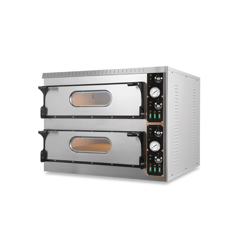 Forno Pizza Elettrico 2 Camere cm.72x72