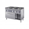 Cucina GAS 6 Fuochi con Forno sr900 INOX BIM