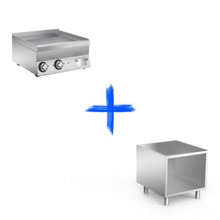 Fry-Top ELETTRICO Piastra Liscia sr600 MARENO