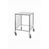 Carrello Inox per 7 Teglie GN 2/1