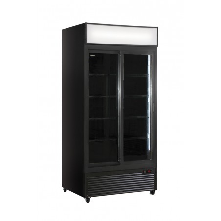 Vetrina Frigo Bibite 2 Porte Scorrevoli Cm.94x61,5x198h BLACK