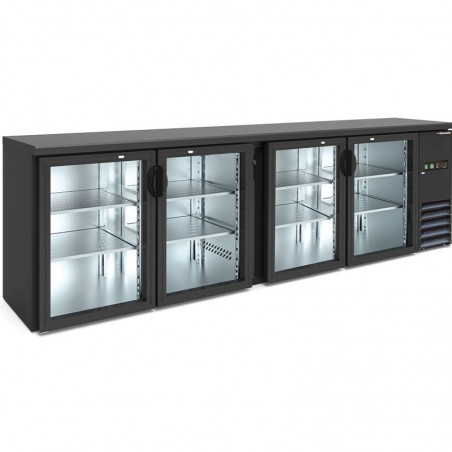 Frigo Sotto Banco Porte a Vetro cm.254,2x53,5x86h