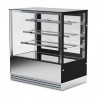 Banco Pasticceria 4 Lati Vetro Ventilato Cm.120x74x130h