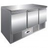 Saladette Refrigerata 3 Porte GN1/1 cm.136,5x70x85h